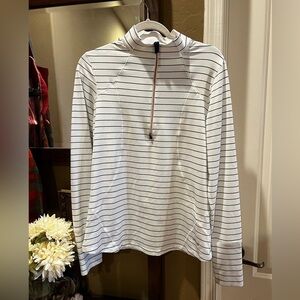 Cutter & Buck Annika Women's Performance Stripe Printed 1/2-Zip Pull Over